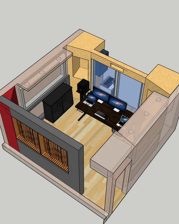 3D acoustic design of the room