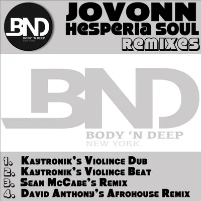 Jovonn – Hesperia Soul (Remixes) cover